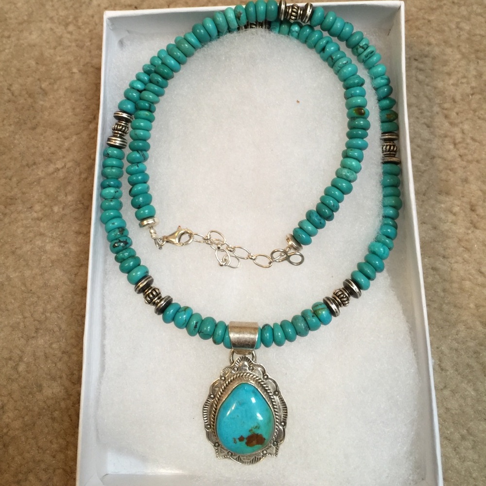 Turquoise necklace🎈🎈🎈